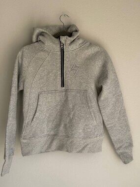 Simplicity Power Women’s Gray Hoodie XS 1/4 Zip Pullover Sweatshirt